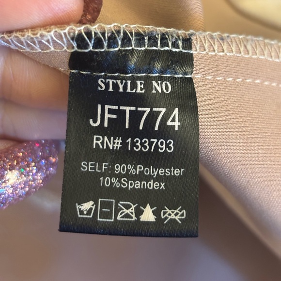 POL Women's Cream Lightweight Varsity Jacket - Picture 9 of 11